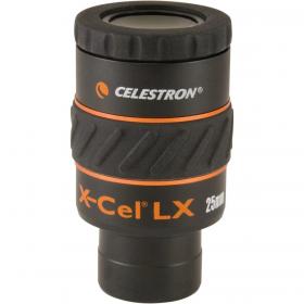 Окуляр парфокальный Celestron 25 мм X-CEL 60° - 1.25